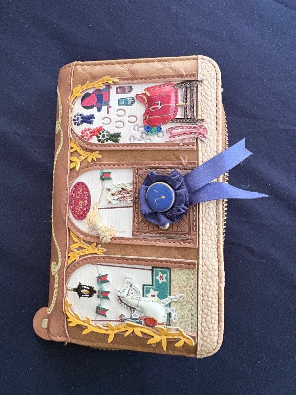 Vendula London Pony Club Medium Ziparound Wallet – Like New!